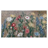 Flowered Entryway/Outdoor Rug 24 x 36