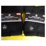 12 pair Black Wear Proof Athletic S...