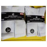 12 pair White Wear Proof Athletic S...