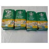 4 Starbucks 12 oz Bags Decaf Verand...