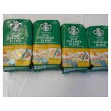 4 Starbucks 12 oz Bags Decaf Verand...