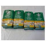 4 Starbucks 12 oz Bags Decaf Verand...