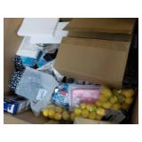 Box of Amazon Overstock and New Jac...