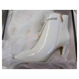 White Patent Shoes size 7...