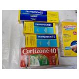 Asper creme, Preparation H and Cori...