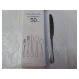 50 Pcs Stainless Steel Flatware Set...