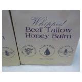 3 Whipped Beef Tallow Honey Balm...