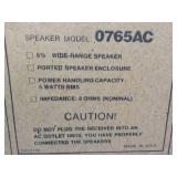 Set of 2 Wide Range Speakers 0765AC...