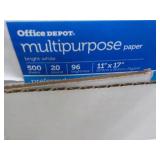 2500 Sheets Office Depot 11 x 17" W...
