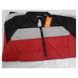 Cutter and Buc Zip Front Black/Red ...