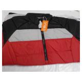 Cutter and Buc Zip Front Black/Red ...