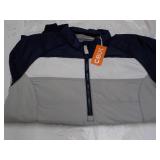 Cutter and buc Navy/Grey/White Zip ...