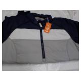 Cutter and buc Navy/Grey/White Zip ...