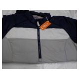 Cutter and buc Navy/Grey/White Zip ...