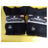 12 pair Black Wear Proof Athletic S...