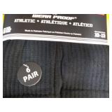 12 pair Black Wear Proof Athletic S...