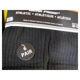 12 pair Black Wear Proof Athletic S...