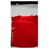 2 Nikes Mens Large Red Slim-Fit Soccer Shirt MSRP $154