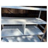 New Age Industrial, Aluminum, Heavy Duty Fully Welded, T-Bar Shelves, 60"W X 24"D X 60"H