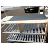 New Age Industrial, Aluminum, Heavy Duty Fully Welded, T-Bar Shelves, 60"W X 24"D X 60"H
