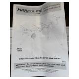 New - HERCULES 550 lb. Universal Aluminum Mobile Folding Miter Saw Stand HA71