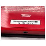 Nintendo 3DS Metallic Red Handheld Video Game Console with Stylus & Pilotwings Resort Game in Good Working Condition
