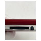 Nintendo 3DS Metallic Red Handheld Video Game Console with Stylus & Pilotwings Resort Game in Good Working Condition