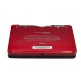 Nintendo 3DS Metallic Red Handheld Video Game Console with Stylus & Pilotwings Resort Game in Good Working Condition