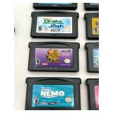 Nintendo Game Boy Advance Game Lot - Madagascar, Dora the Explorer, Finding Nemo, and More!