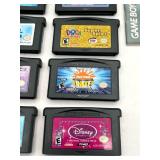 Nintendo Game Boy Advance Game Lot - Madagascar, Dora the Explorer, Finding Nemo, and More!