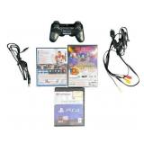 Sony Playstation 3 Dual Shock 3 Wireless Controller, New (Sealed) PS2 Alvin and The Chipmunks Game, New (Sealed) PS4 NBA 2K21, Used (Clean) PS4 For Honor Game, and Playstation Composite A/V Cable
