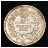 One Troy Ounce .999 Fine Silver Round Coin