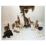 Hand Carved Wooden figurines