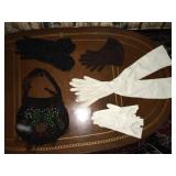 Vintage Gloves and Purse