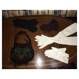 Vintage Gloves and Purse