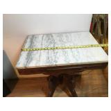Marble and Wood Table