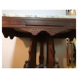 Marble and Wood Table