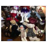 Assorted Antique/Vintage Stuffed Animals