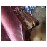 Victorian Velvet Chair