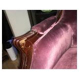 Victorian Velvet Chair