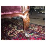Victorian Velvet Chair
