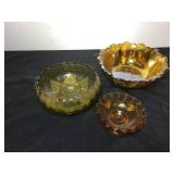 Antique Amber Fenton Glass