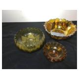 Antique Amber Fenton Glass