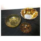 Antique Amber Fenton Glass