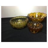 Antique Amber Fenton Glass