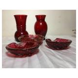 Antique Cranberry Glass