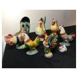 Antique Rooster Lot