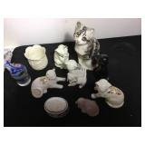 Cat Ceramic Statues and Décor