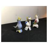 Antique Pie Ceramic Birds