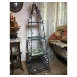 Vintage Wrought Iron Plant Stand